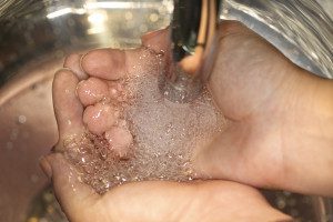 TipsfromTia.com Washing Hands Under Faucet