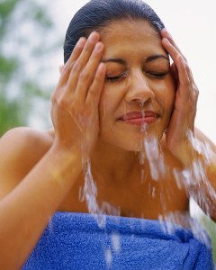Woman Washing Face ca. 2001